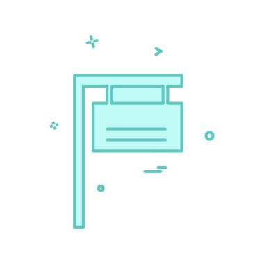 Pano simgesi tasarım vektörü