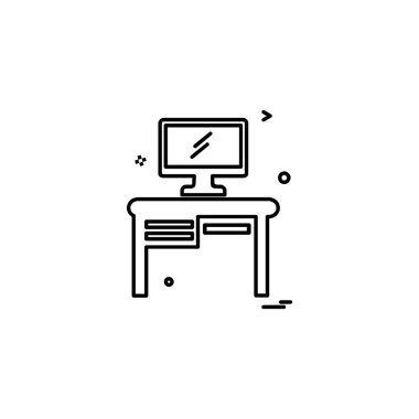 Tablo simgesi tasarım vektörünü incele