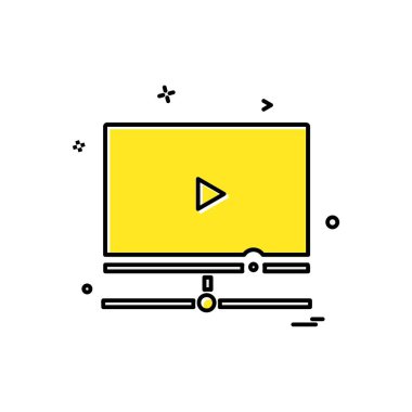 Şirket ofis simgesi tasarım vektörü 