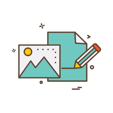 Eğitim simge tasarlamak vektör