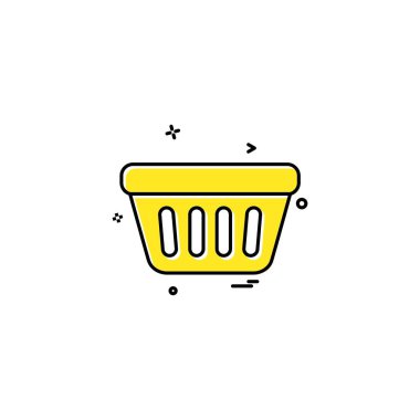 Alışveriş simgesi tasarım vektörü