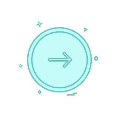 Sonraki düğme simge tasarlamak vektör