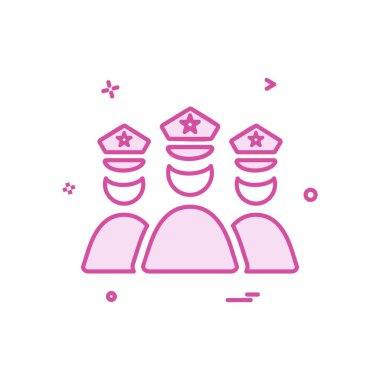 Grup avatar simge tasarlamak vektör