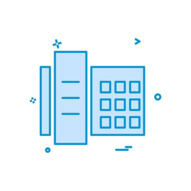 Telefon simgesi tasarım vektörü