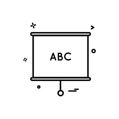 grafik diagrame office simge vektör tasarımı