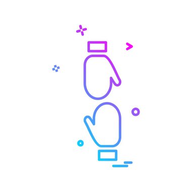 Simge tasarlamak vektör el sallamak