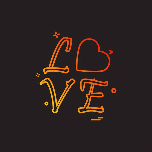 Diseño Iconos Corazón Ilustración Vectorial Para San Valentín — Vector de stock