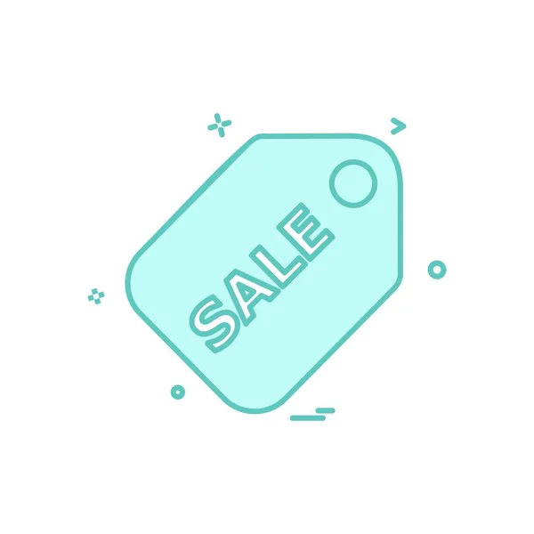 Sale Tag Icon Design Vector — Stock Vector