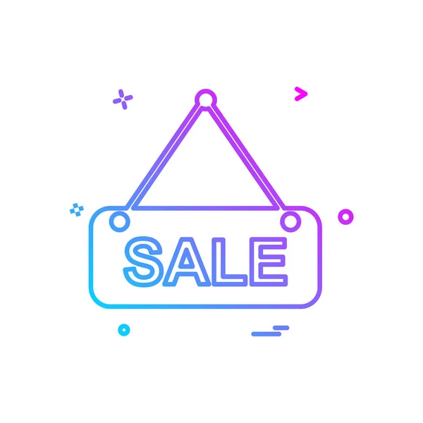 Sale Icon Design Vector Illustration — Stock Vector