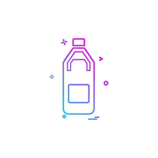 Drank Pictogram Ontwerp Vector — Stockvector