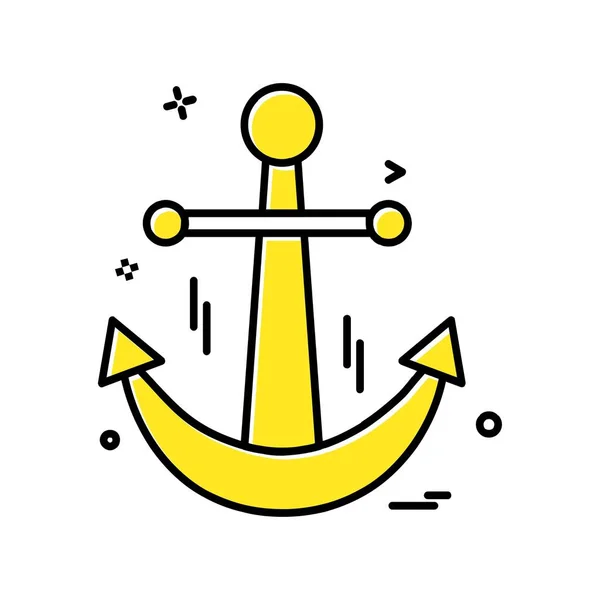 Schwimmen Symbol Design Vektor Illustration — Stockvektor