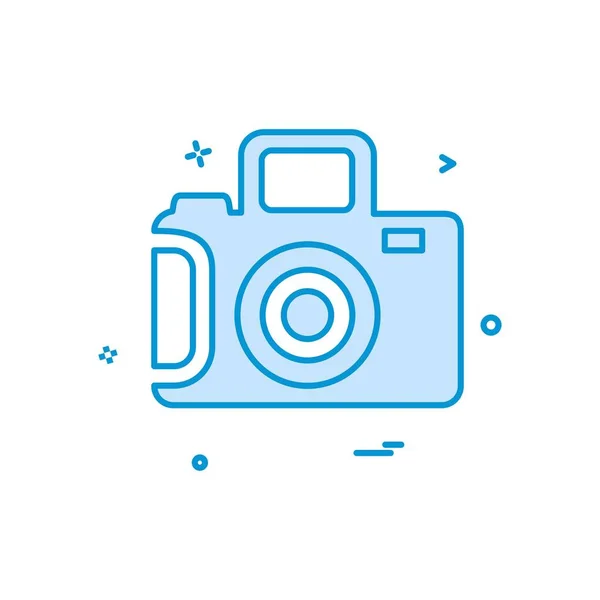 Camera Icon Design Vector — Stock Vector