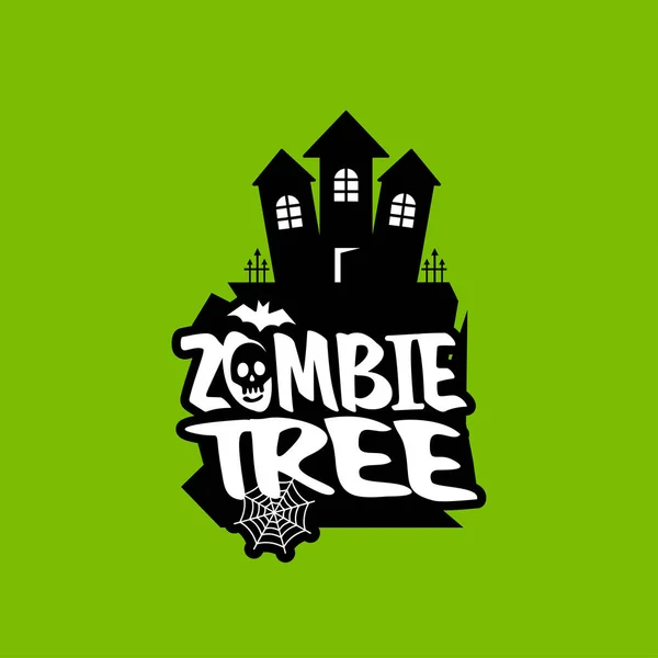 Zombie Party Vetor Design Tipografia — Vetor de Stock