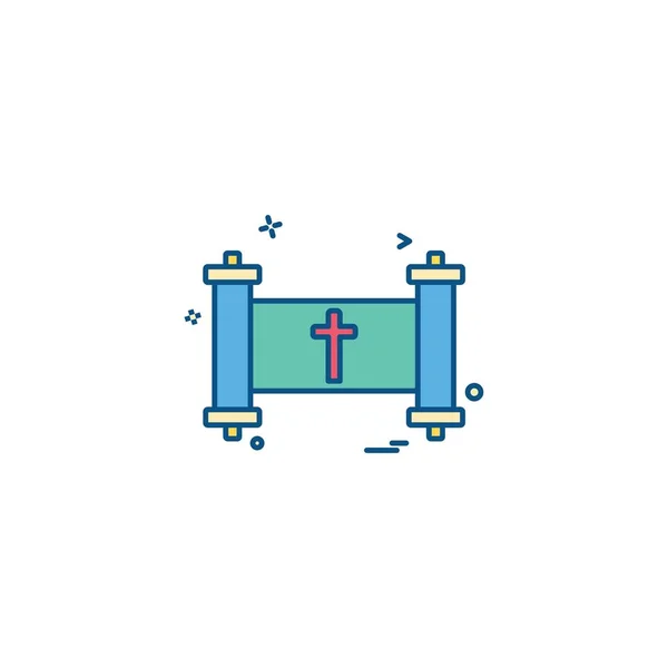 Iglesia Icono Diseño Vector — Archivo Imágenes Vectoriales