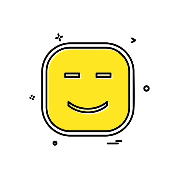 Happy Emoji Ikony Designu Barevné Vektorové Ilustrace — Stockový vektor