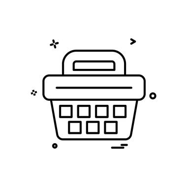 Alışveriş simge tasarlamak vektör 