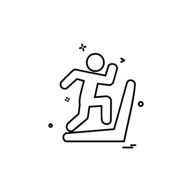 Çalışan simgesi tasarım, vektör çizim