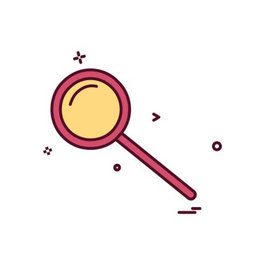 Arama simge tasarlamak vektör