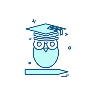 Okul simgesi tasarım vektörü 