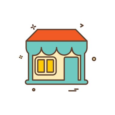 Alışveriş simge tasarlamak vektör 