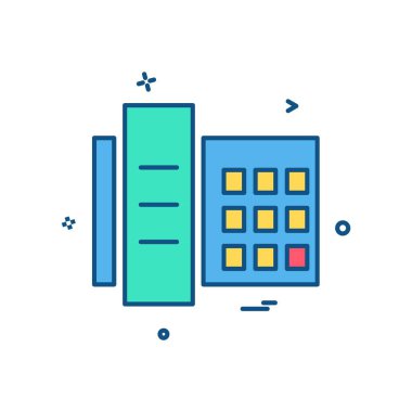 Telefon simgesi tasarım vektörü