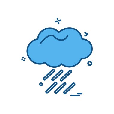 Weather simge vektör beyaz arka plan üzerinde