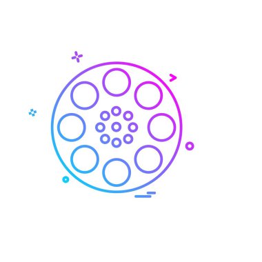 Ortam ve Kamera simgesi tasarım vektörü 