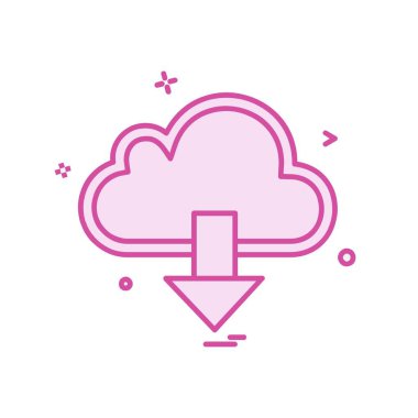 Simgesi tasarım, renkli vektör çizim indir