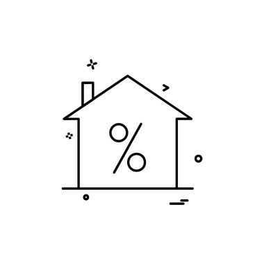 Emlak simge tasarlamak vektör