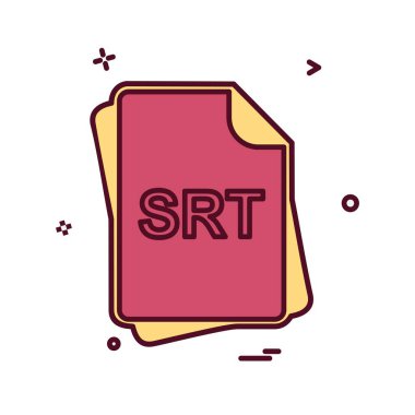 Dosya türü simge tasarlamak vektör