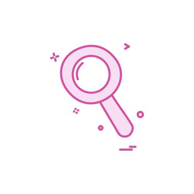 Arama simgesi vektör tasarımı