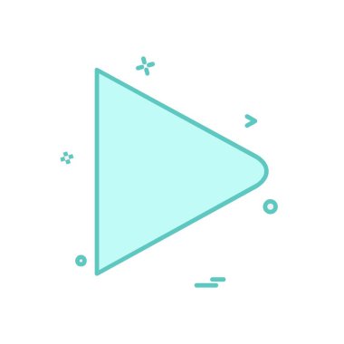 Sağ ok simge tasarlamak vektör