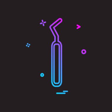 Tıbbi simge tasarım, renkli vektör çizim