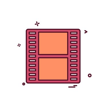 Ortam ve Kamera simgesi tasarım vektörü 