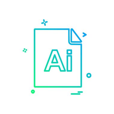 Dosya simgesi tasarım vektörü