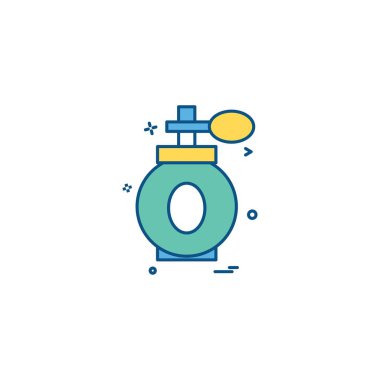 Makyaj simgesi tasarım vektörü 