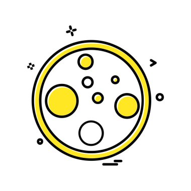 Tıbbi simge tasarım, renkli vektör çizim