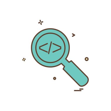 Arama simge tasarlamak vektör