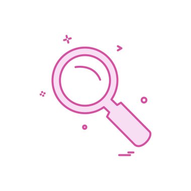 Arama simge tasarlamak vektör