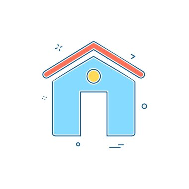 Emlak simge tasarlamak vektör