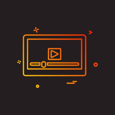 Web yerleşim simgesi tasarım vektörü