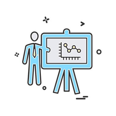 Şirket ofis simgesi tasarım vektörü 