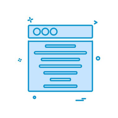 Web düzeni simge tasarım vektörü