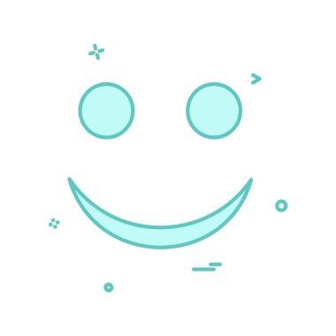 Gülen simge tasarlamak vektör 