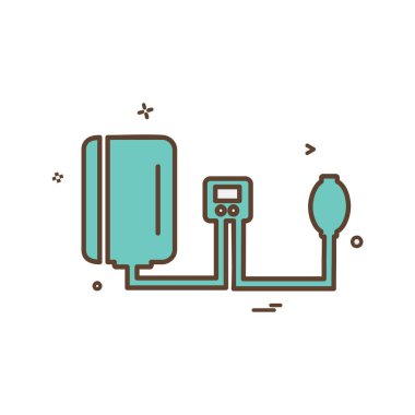 Tansiyon simgesi tasarım vektörü