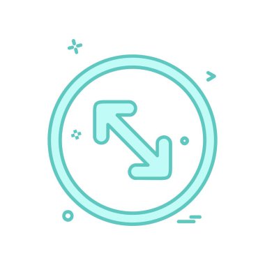 Ok simgesi tasarım vektörü