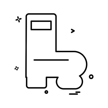 Tuvalet simge tasarlamak vektör 