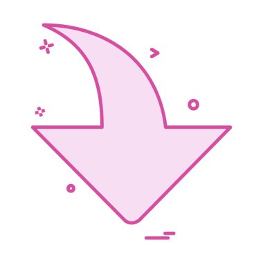 Ok simgesi tasarım vektörü