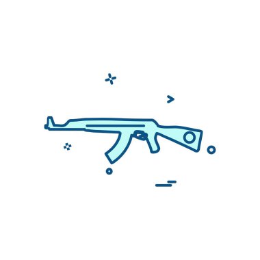 Silah simge tasarlamak vektör 