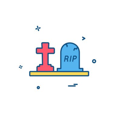 Cadılar Bayramı simgesi tasarım vektörü